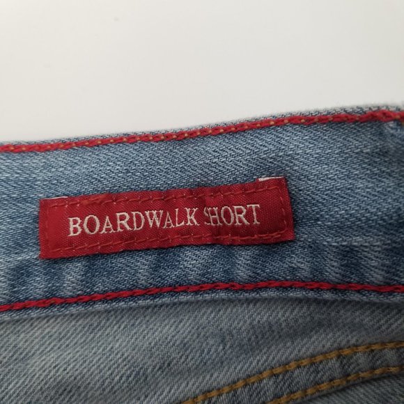 LUCKY BRAND Boardwalk Starfish Denim Shorts 25 - Picture 3 of 5